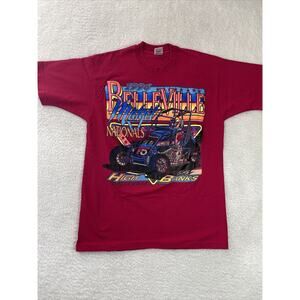 VTG Single Stitch T-Shirt 1996 Racing Midget Nationals Made USA Large Purple